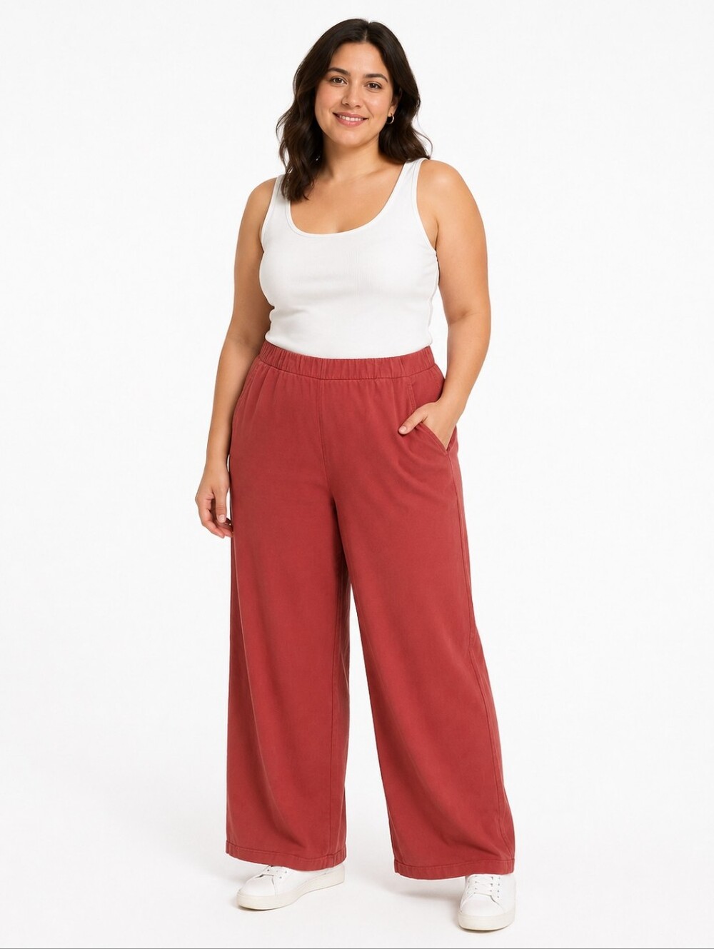 52. Aerie 100% cotton wide leg pants